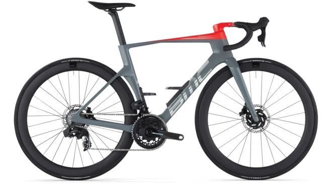 Teammachine R 01 THREE Iron Grey / Neon Red